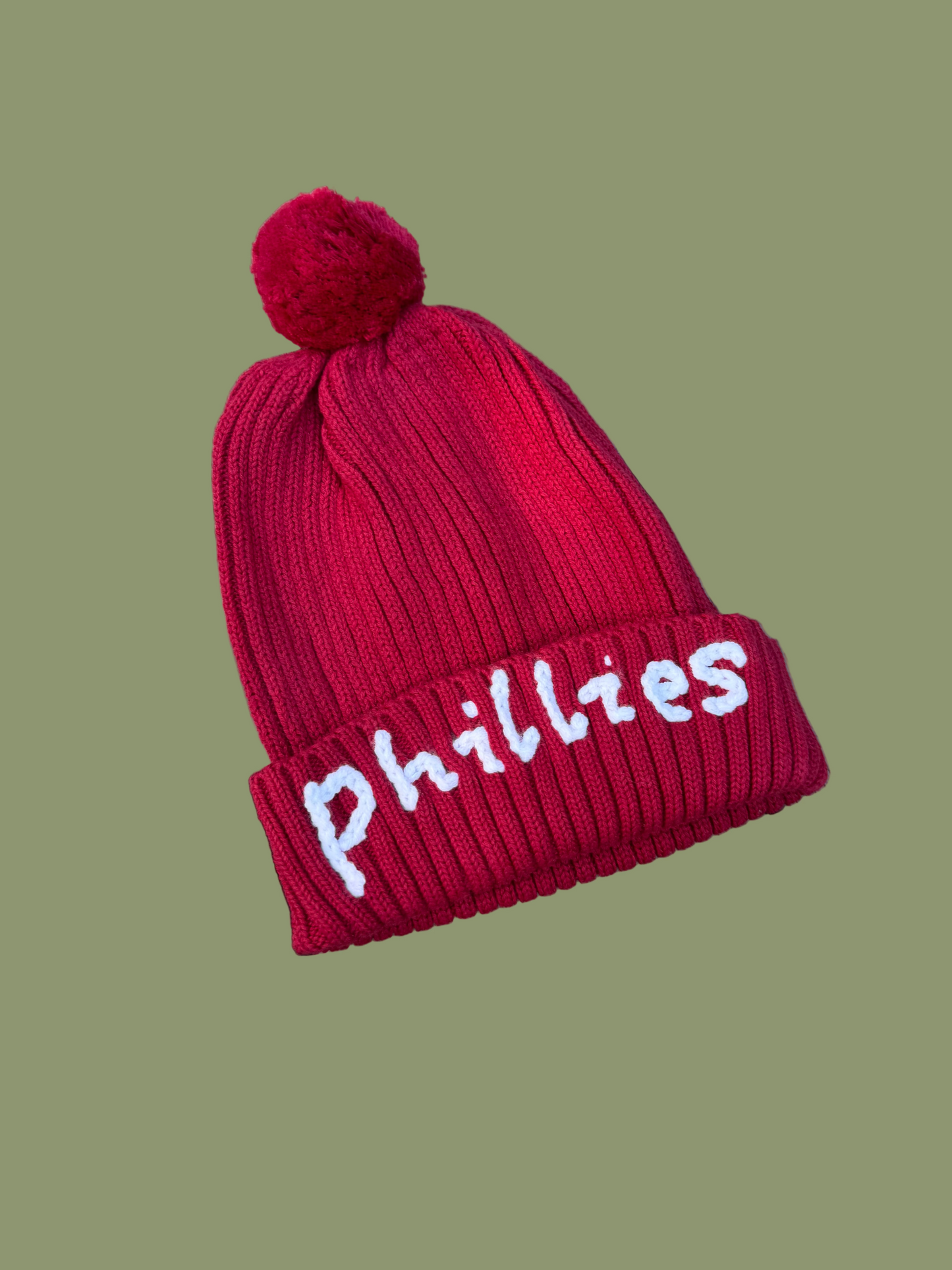 Phillies Kids & Baby Pom Pom Beanie