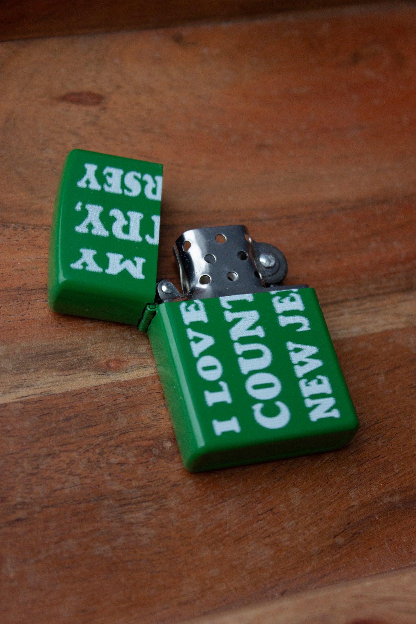 I Love My Country, New Jersey Refillable Lighter