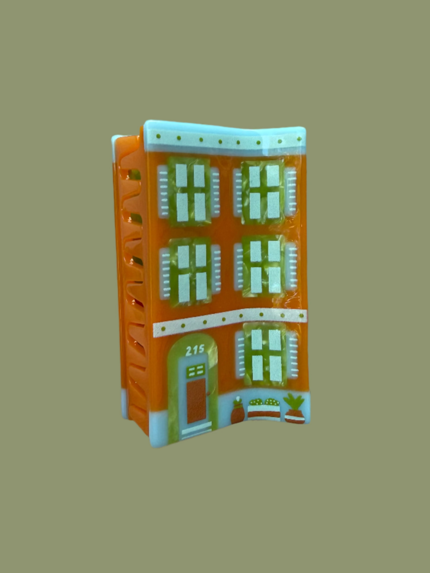 Philly Row Home Hair Claw Clip