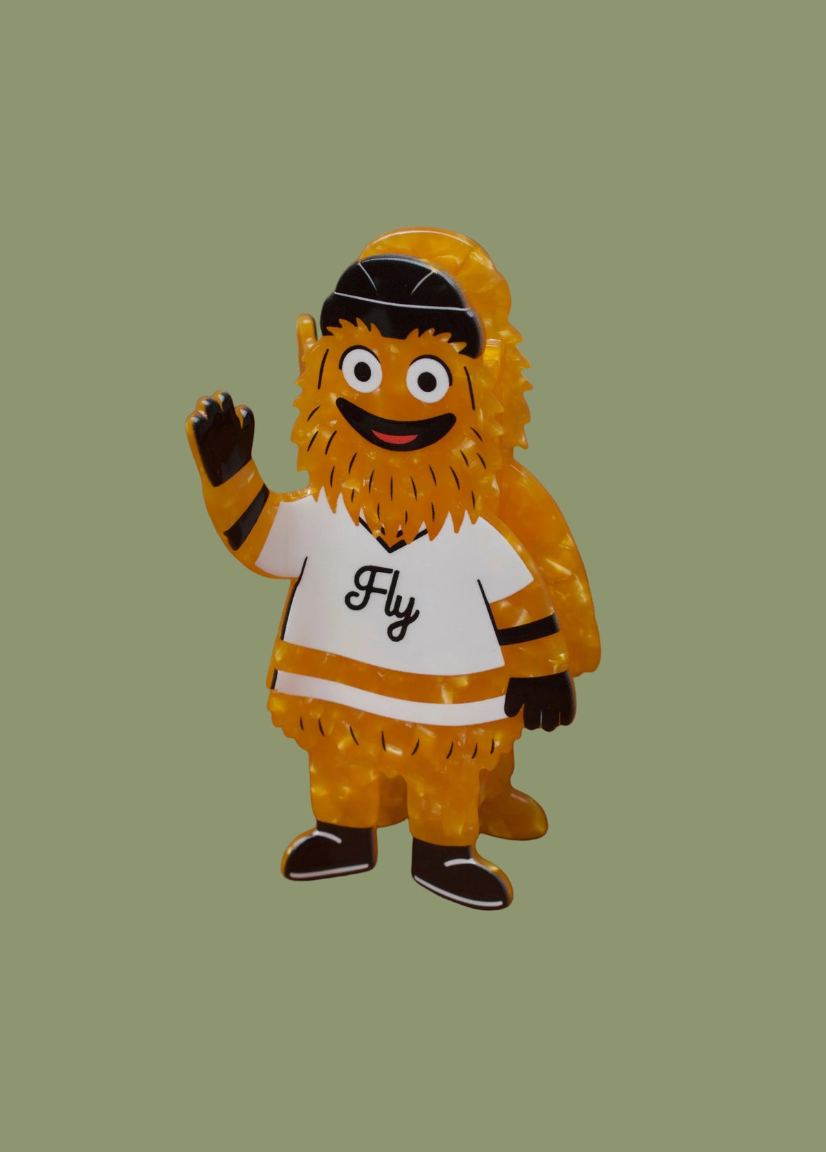 Philly Hockey Mascot Hair Claw Clip