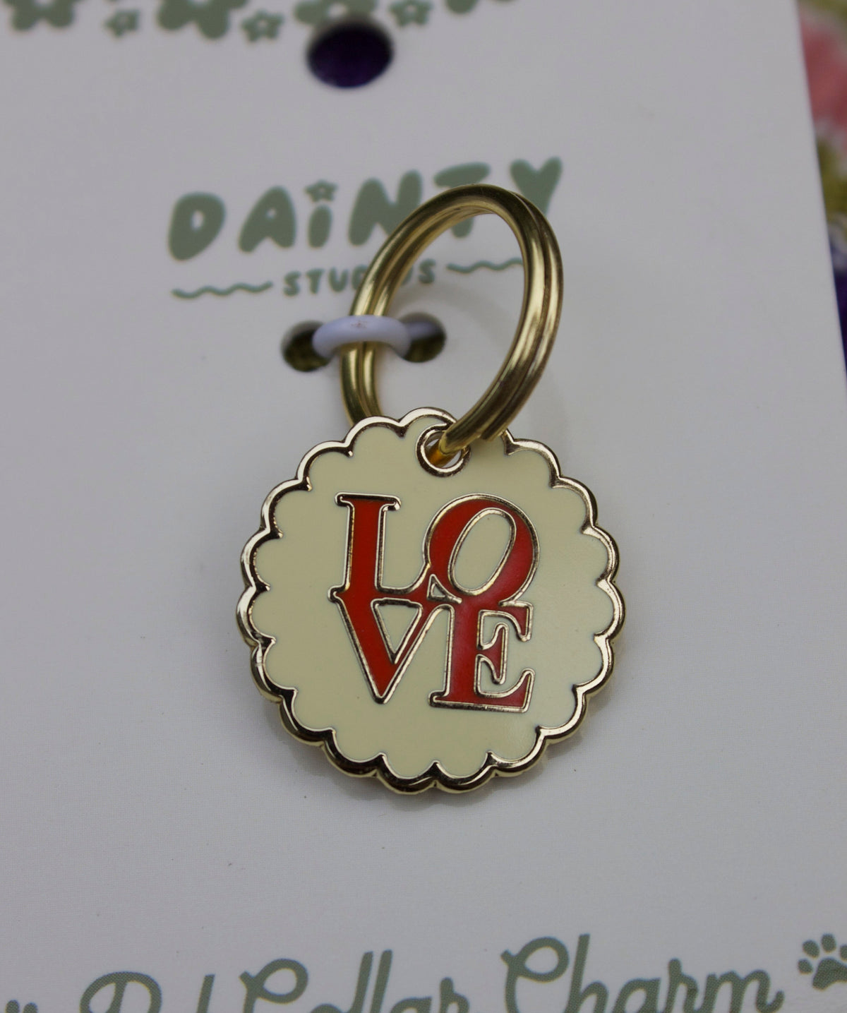 Philly LOVE Park Statue Pet Collar Charm