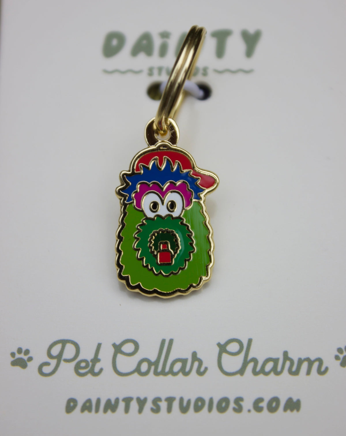 Philly Baseball Pet Collar Charm
