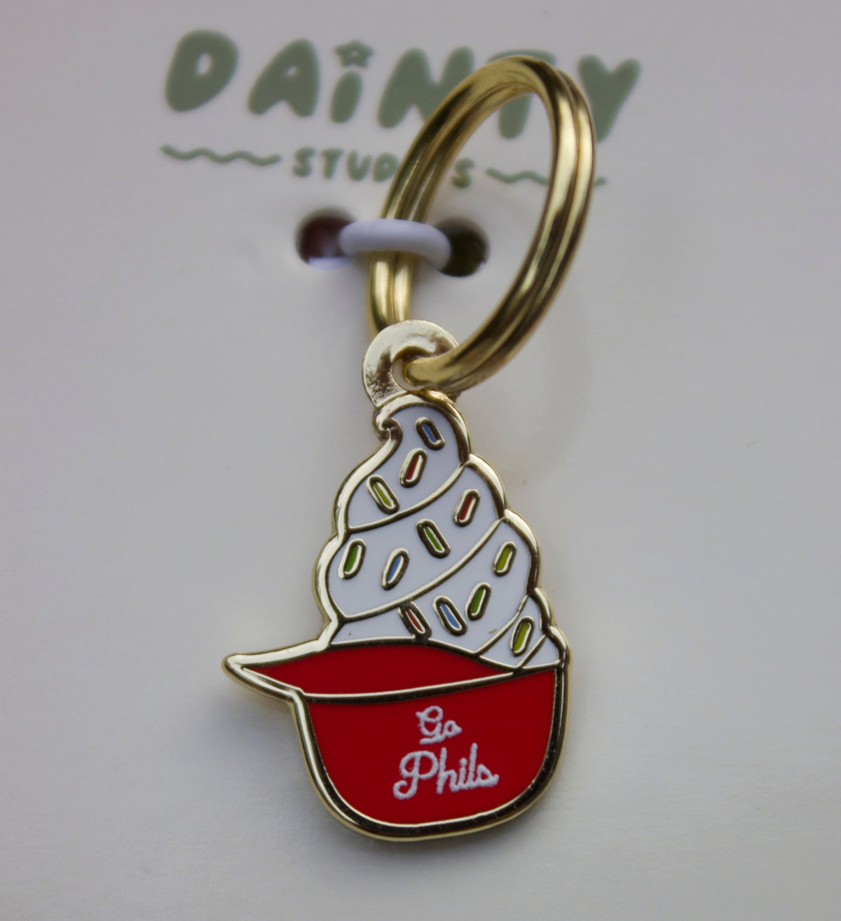 Ice Cream Helmet Pet Collar Charm