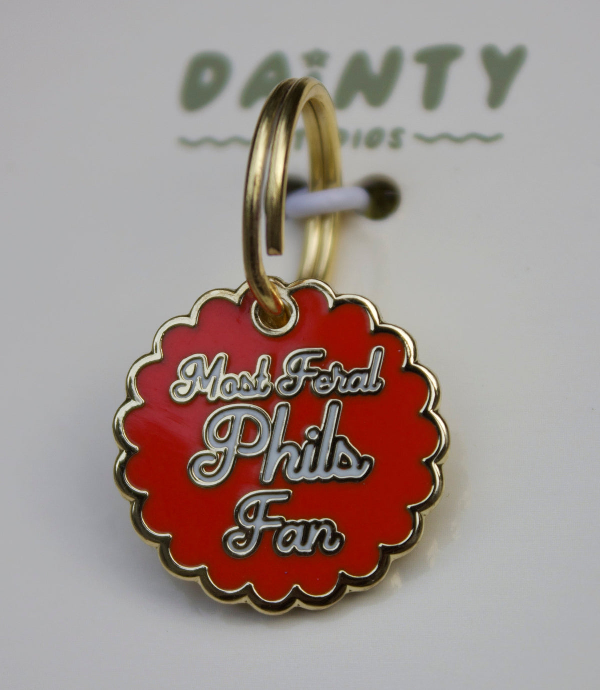 Most Feral Phils Fan Pet Collar Charm