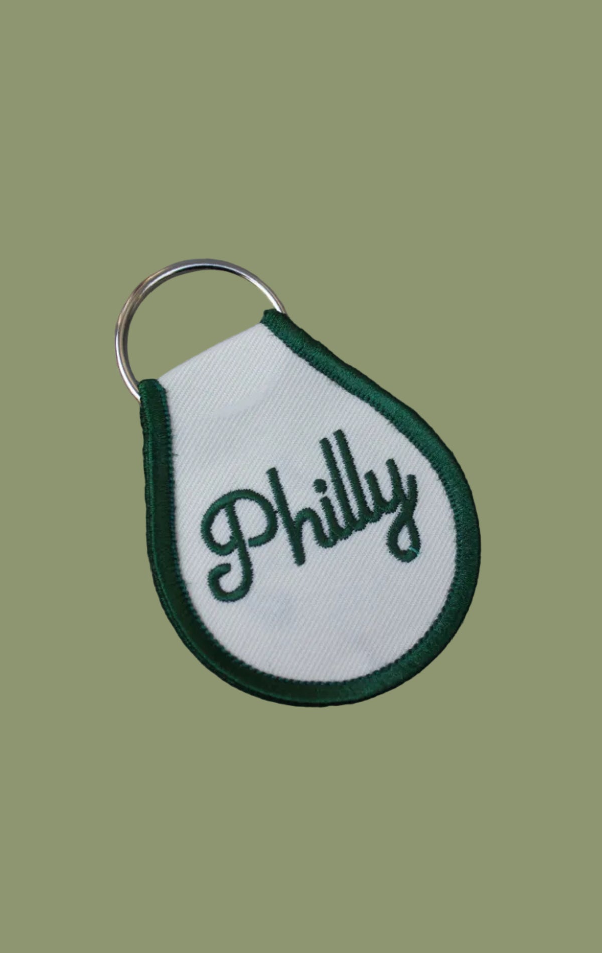Philly Embroidered Keychain