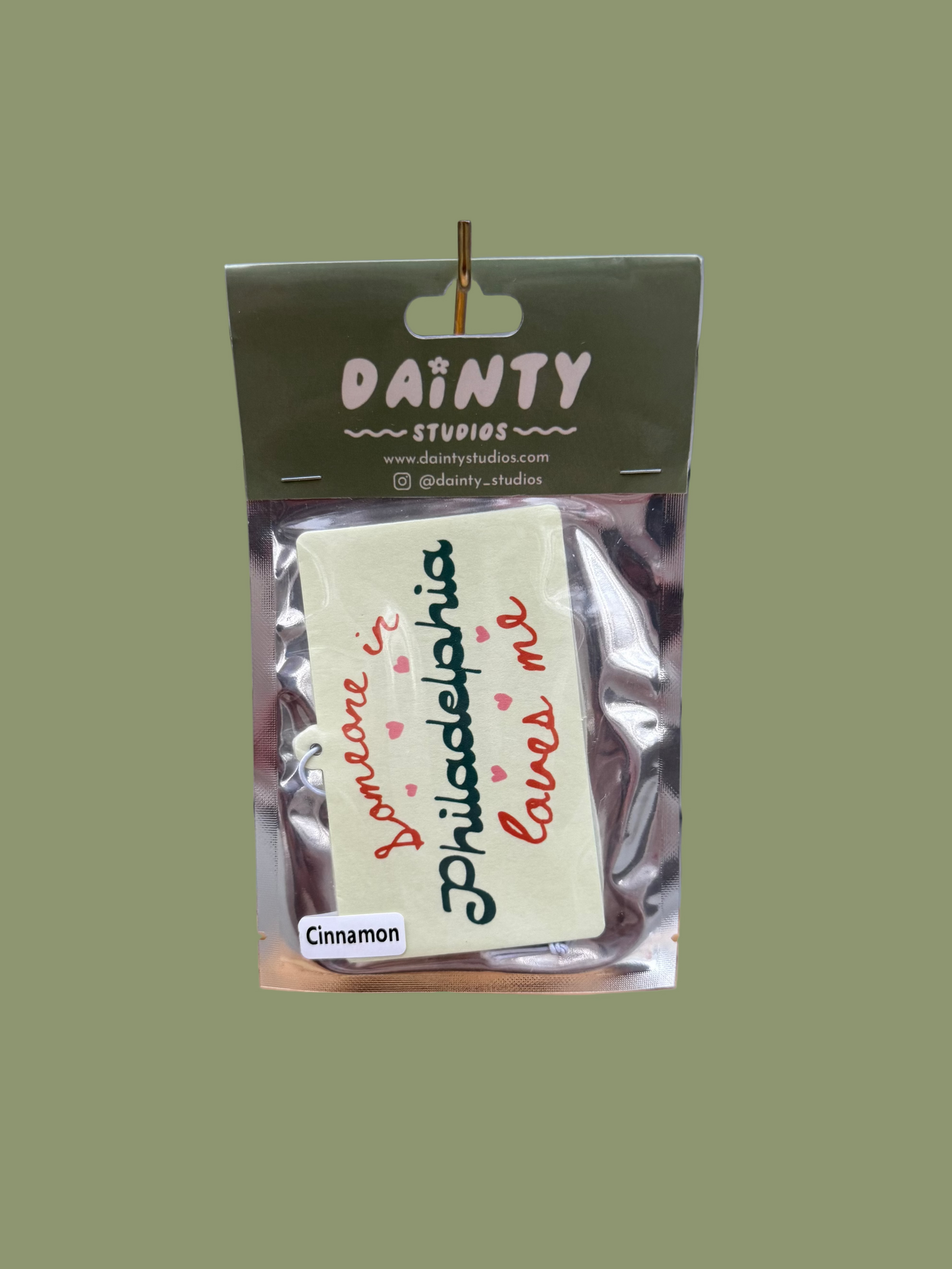 Someone In Philadelphia Loves Me Car Air Freshener