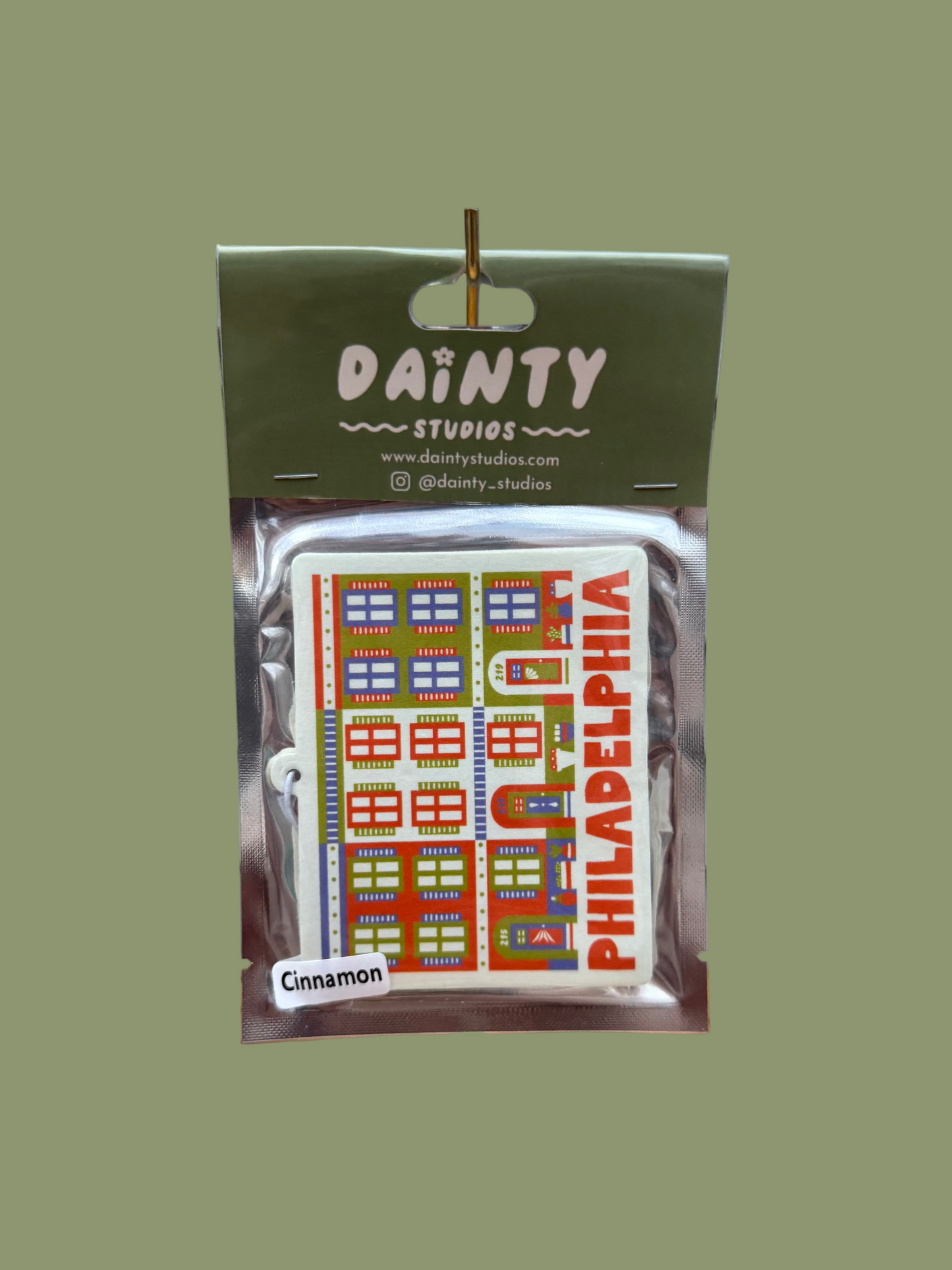 Philadelphia Row Home Car Air Freshener