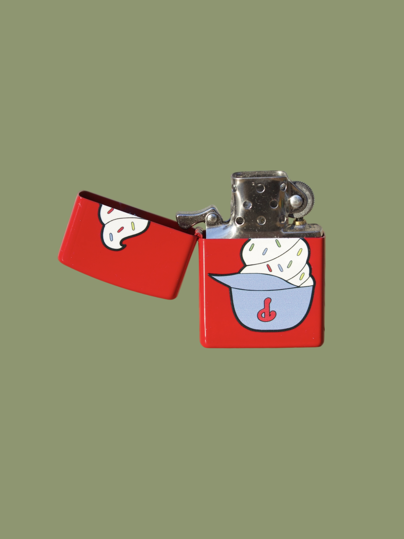 Philadelphia Phillies Ice Cream Helmet Refillable Lighter