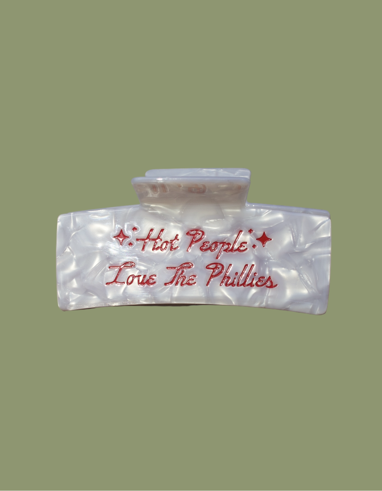 Hot People Love The Phillies Hair Claw Clip