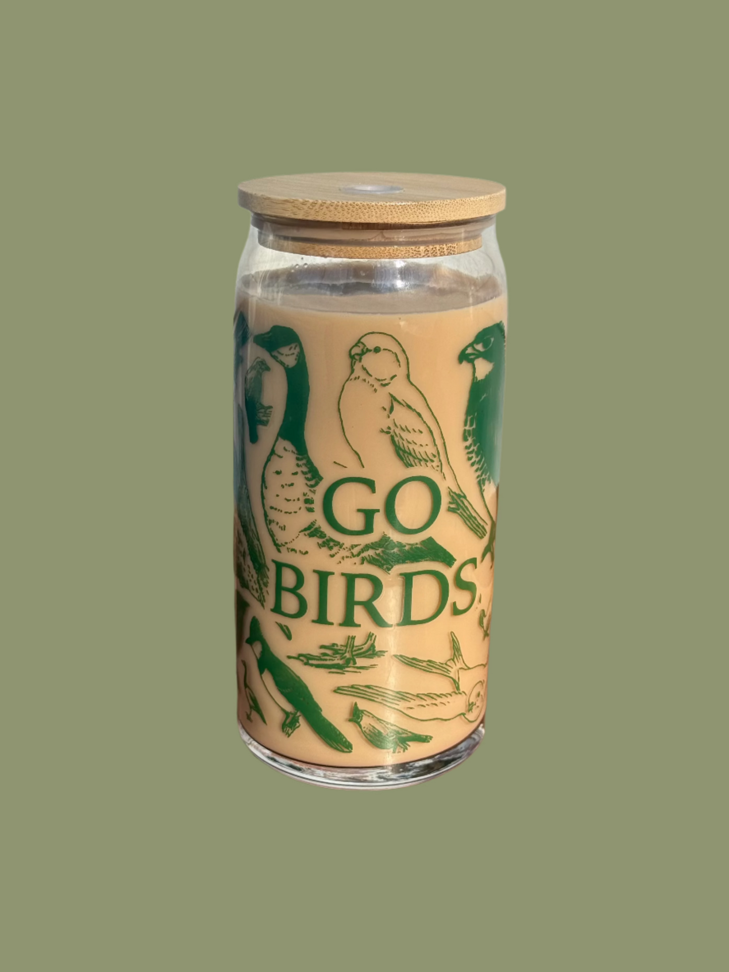 Go Birds Drinking Glass