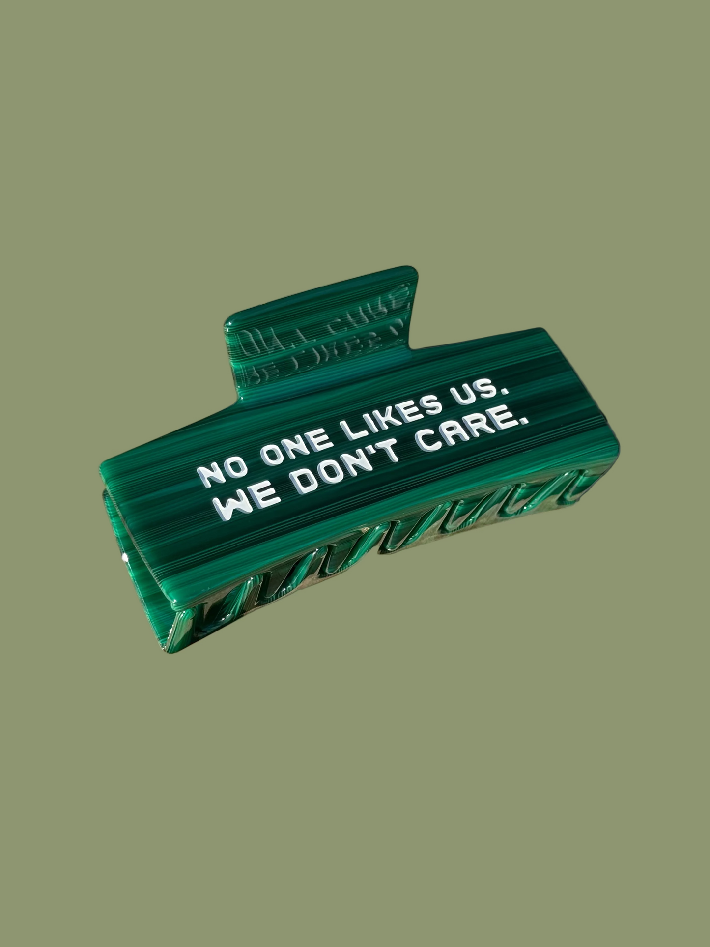 No One Likes Us, We Don't Care Hair Claw Clip