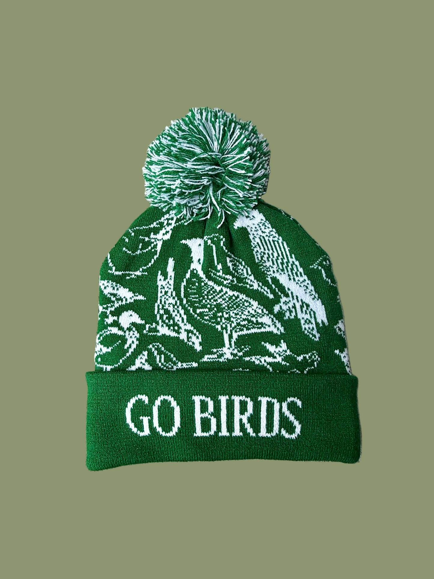 Baby/Childrens Birds Fan Beanie