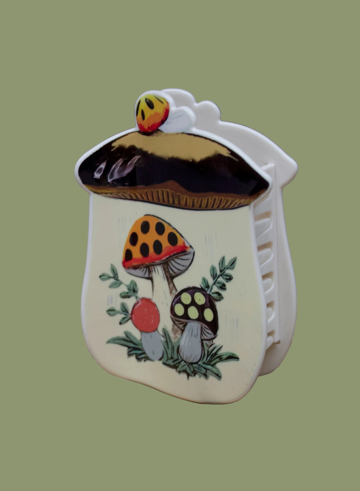 Merry Mushroom Hair Claw Clip