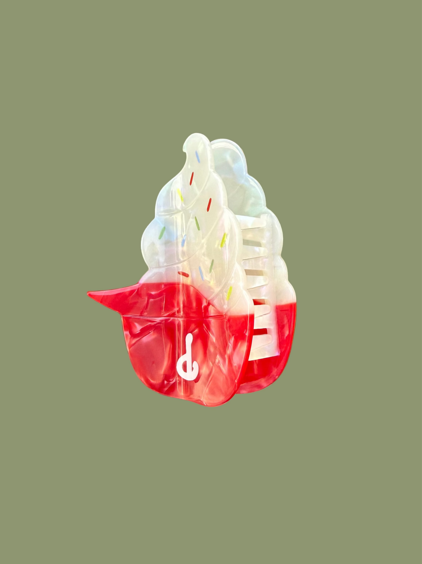 Phillies Ice Cream Hair Claw Clip