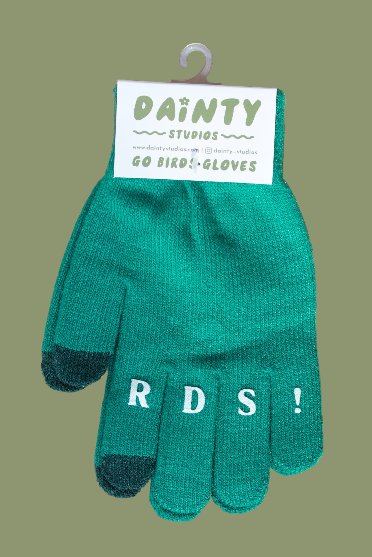 "Go Birds!" Touch Screen Gloves