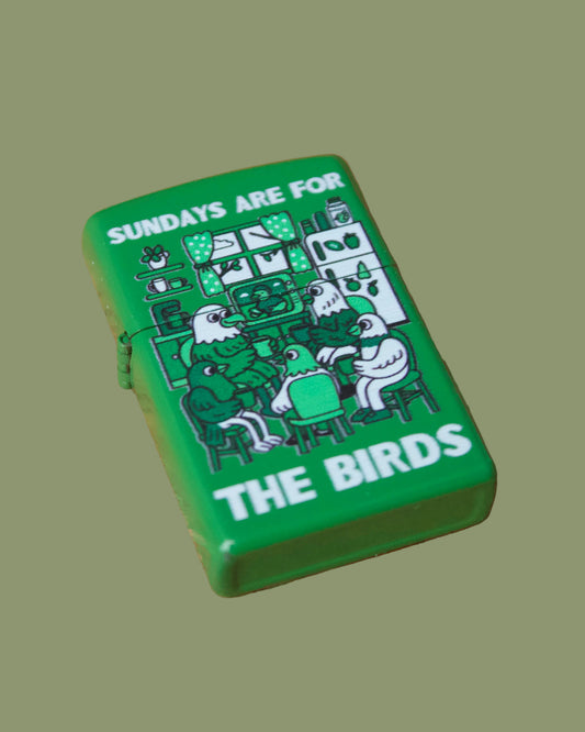 Sundays Are For The Birds Refillable Lighter