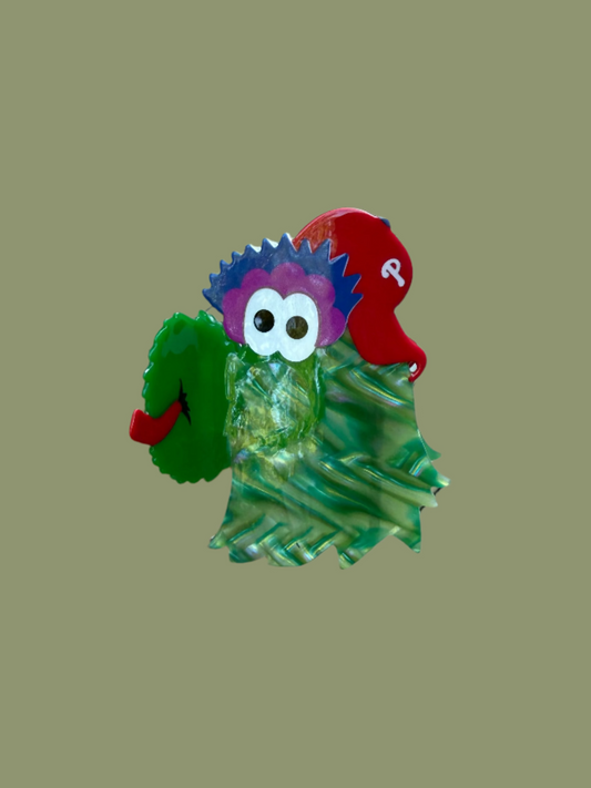 Phillie Phanatic Hair Claw Clip