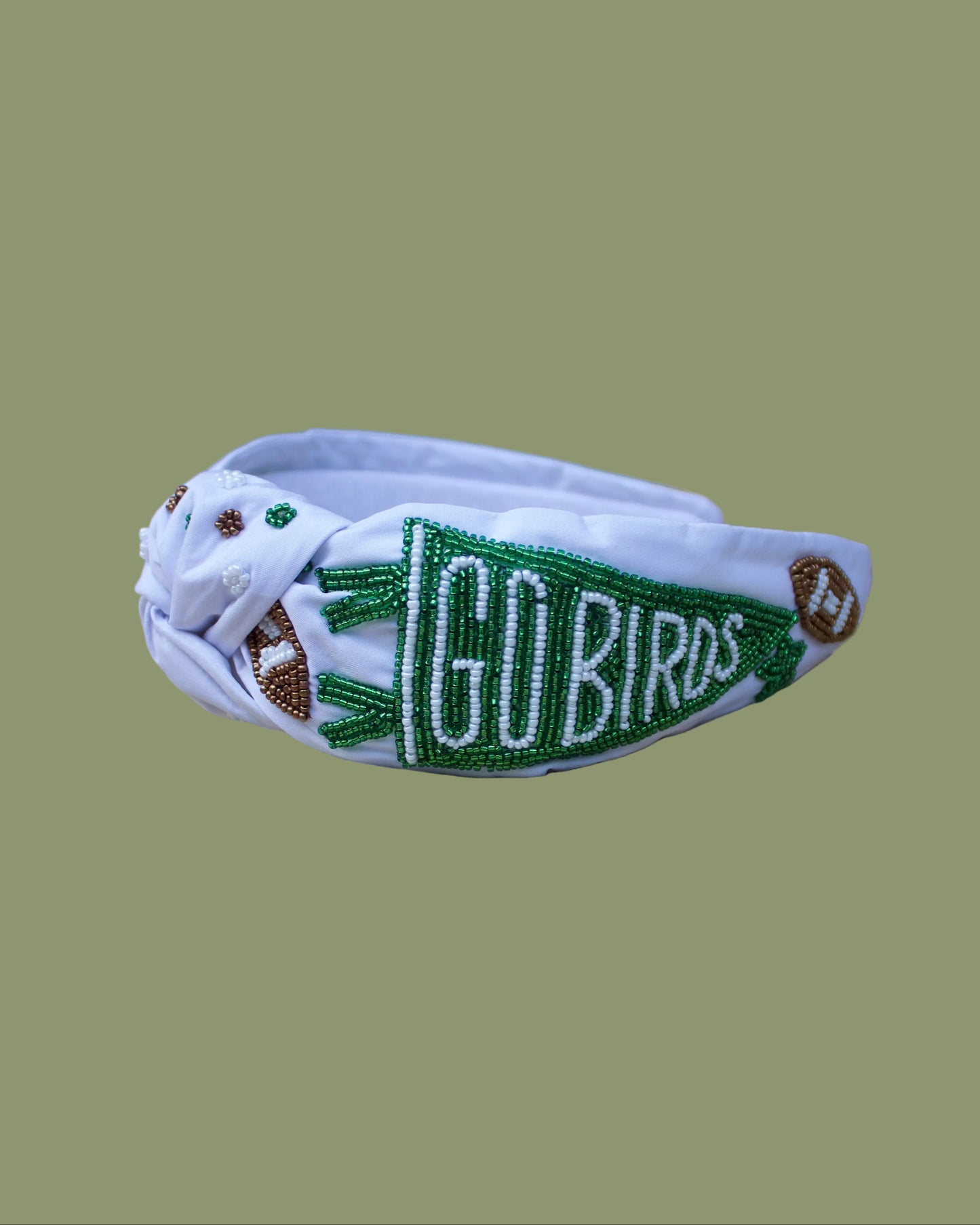 Go Birds Beaded Headband