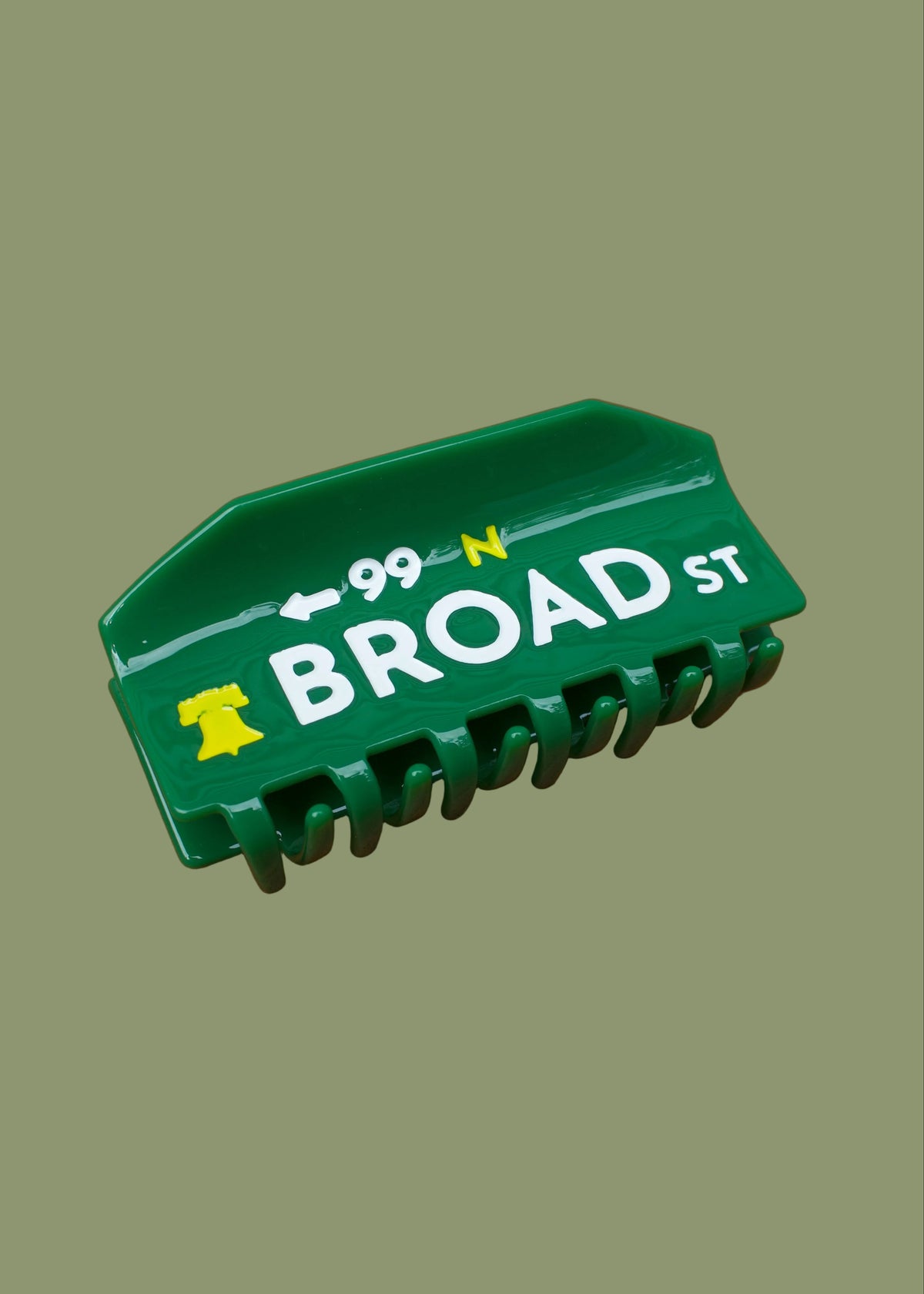 Broad Street Sign Hair Claw Clip