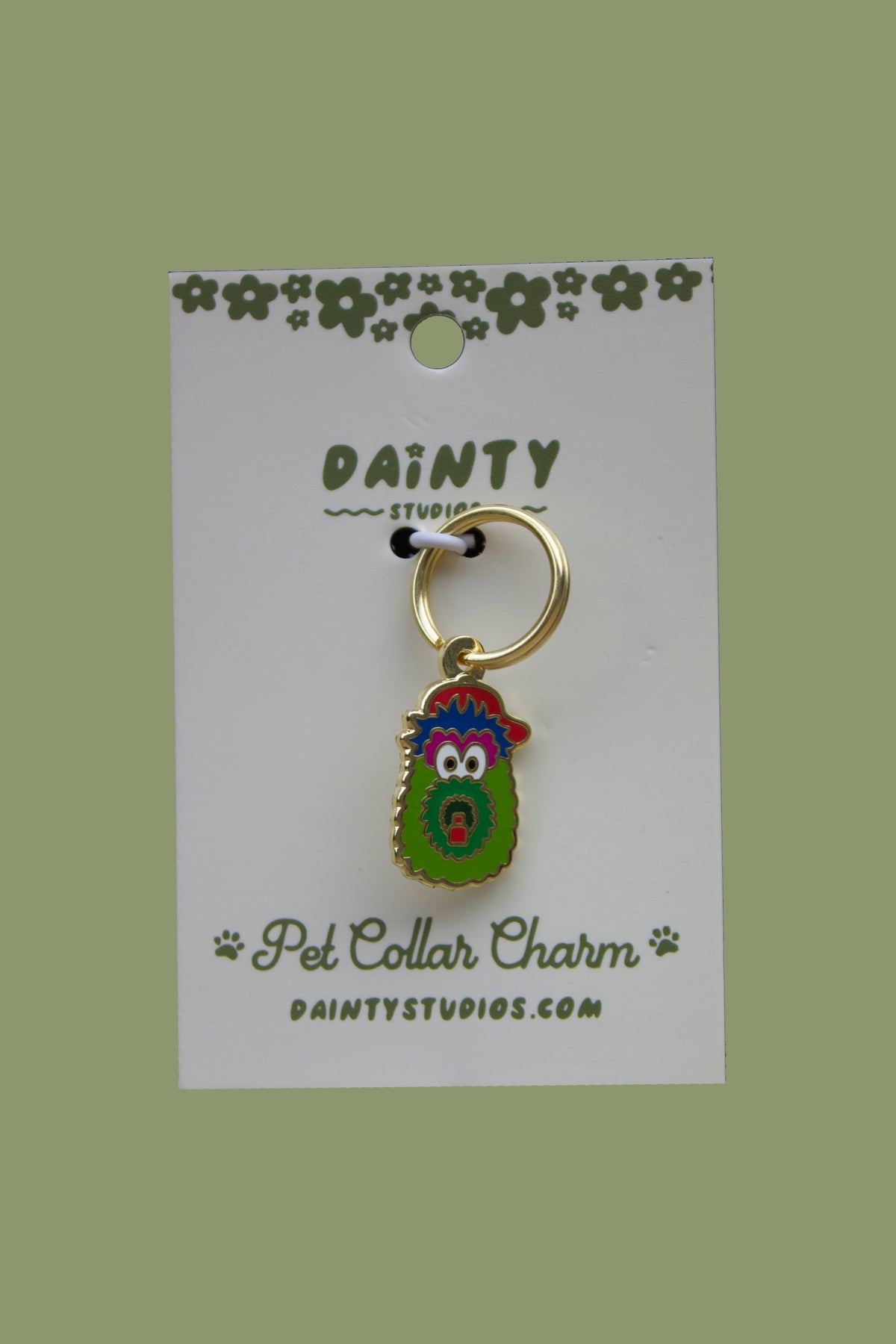 Philly Baseball Pet Collar Charm