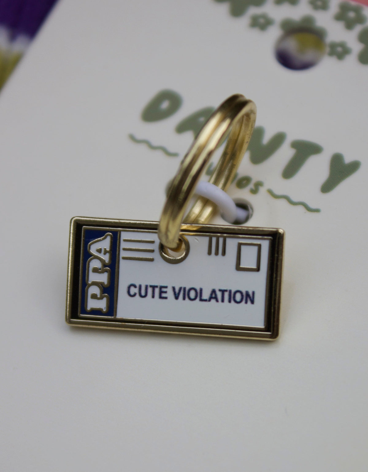 Philly PPA Ticket Cute Violation Pet Collar Charm