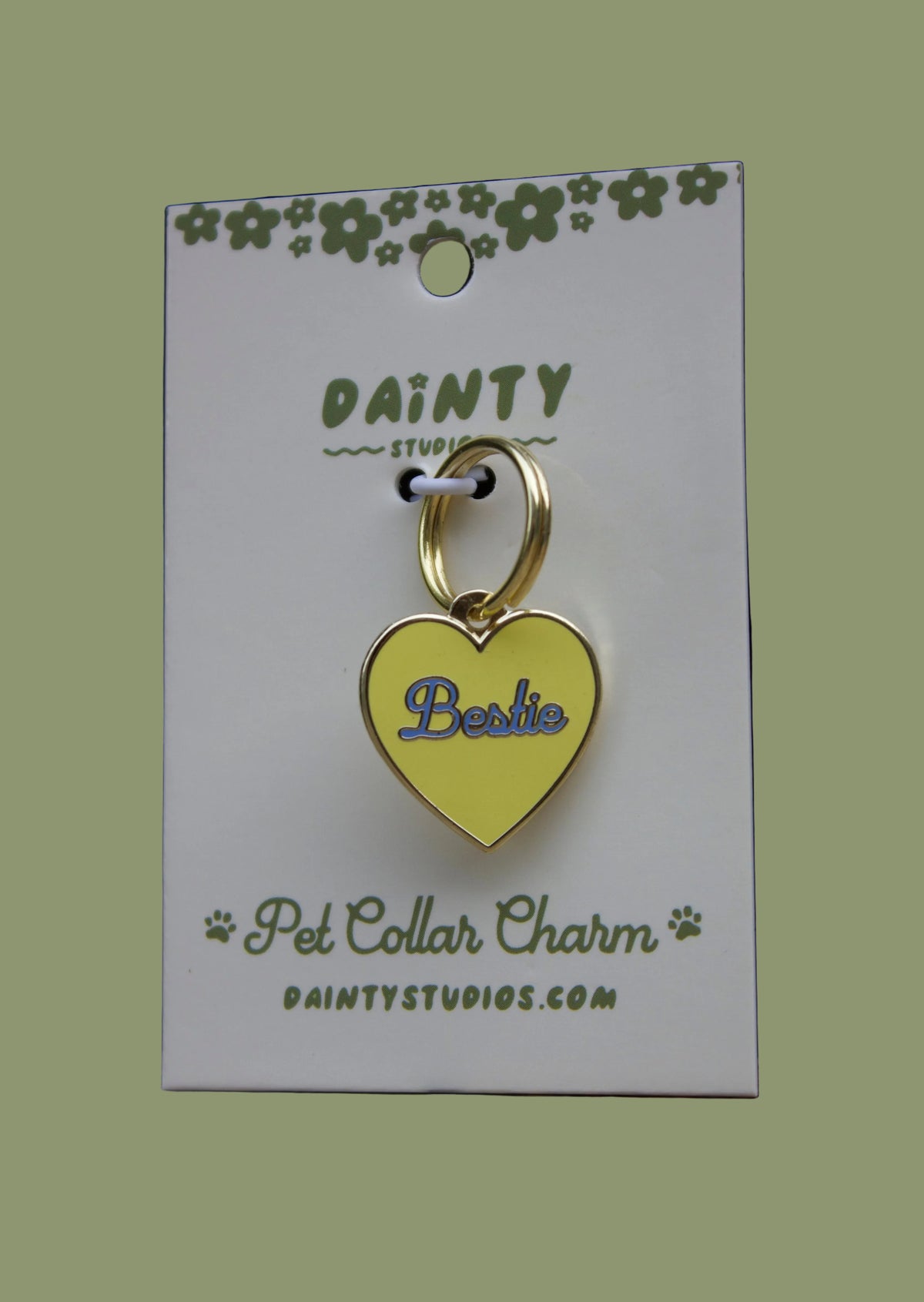 Bestie Pet Collar Charm