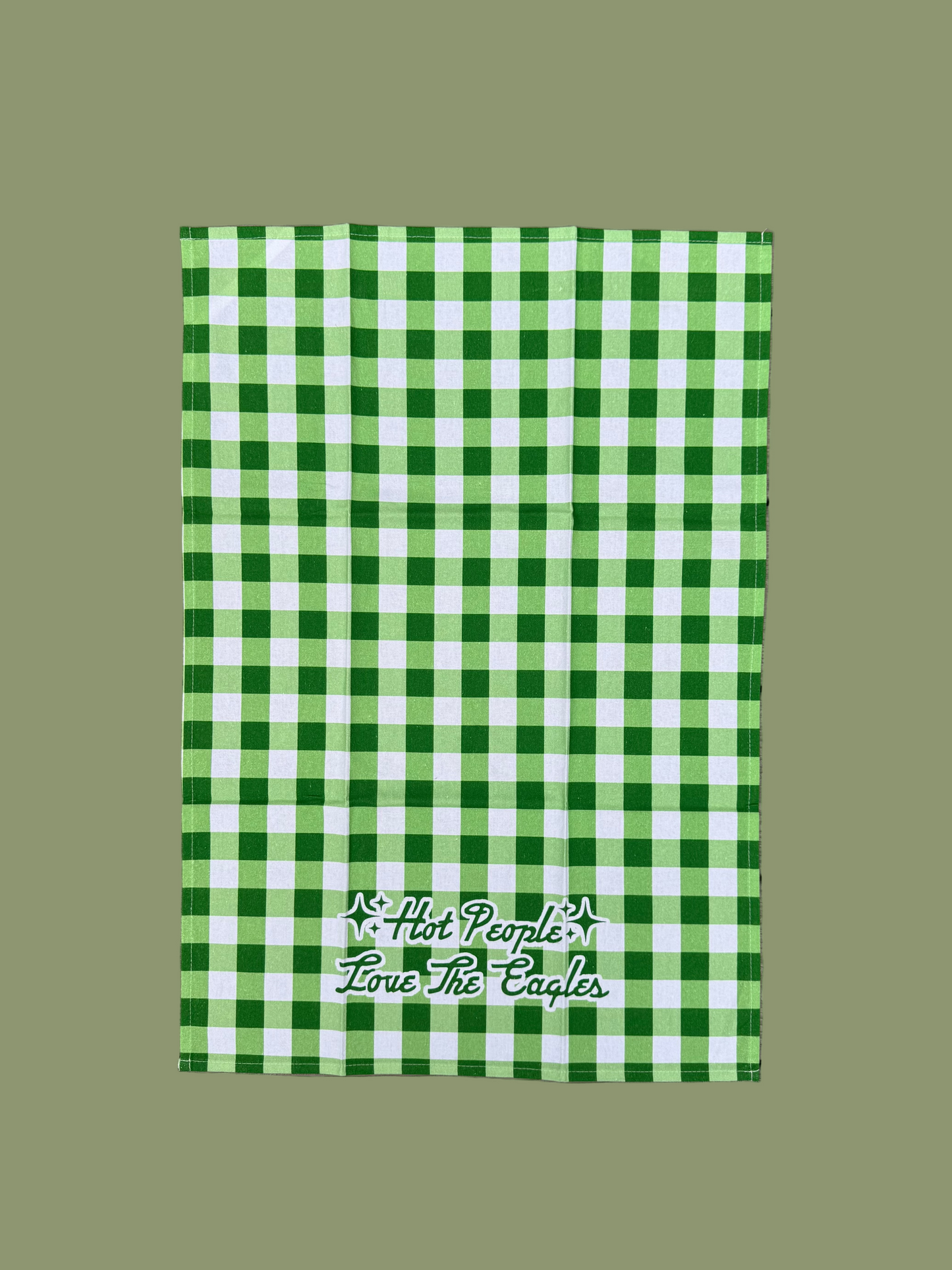 Hot People Love The Eagles Tea Towel