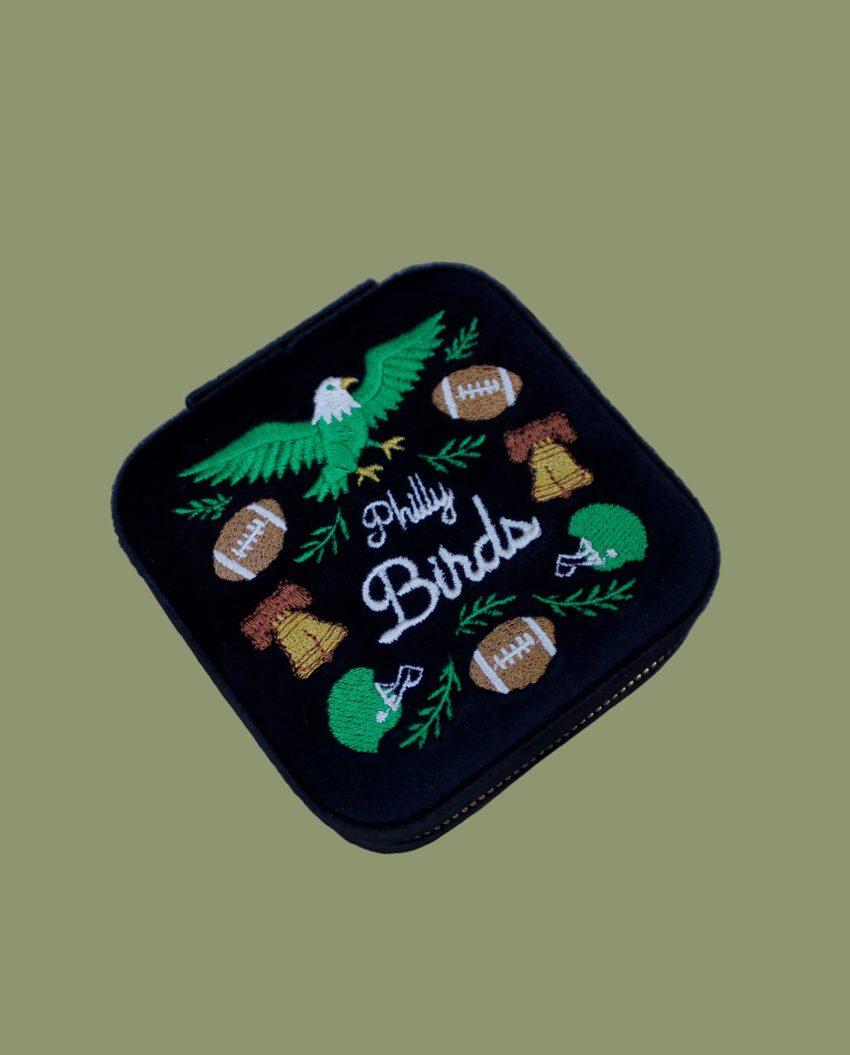 Philly Birds Travel Jewelry Box