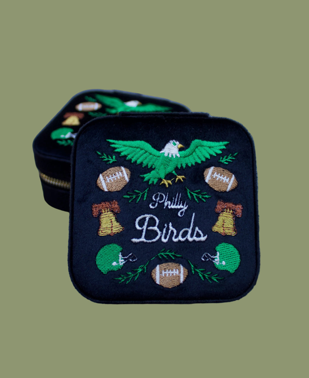 Philly Birds Travel Jewelry Box