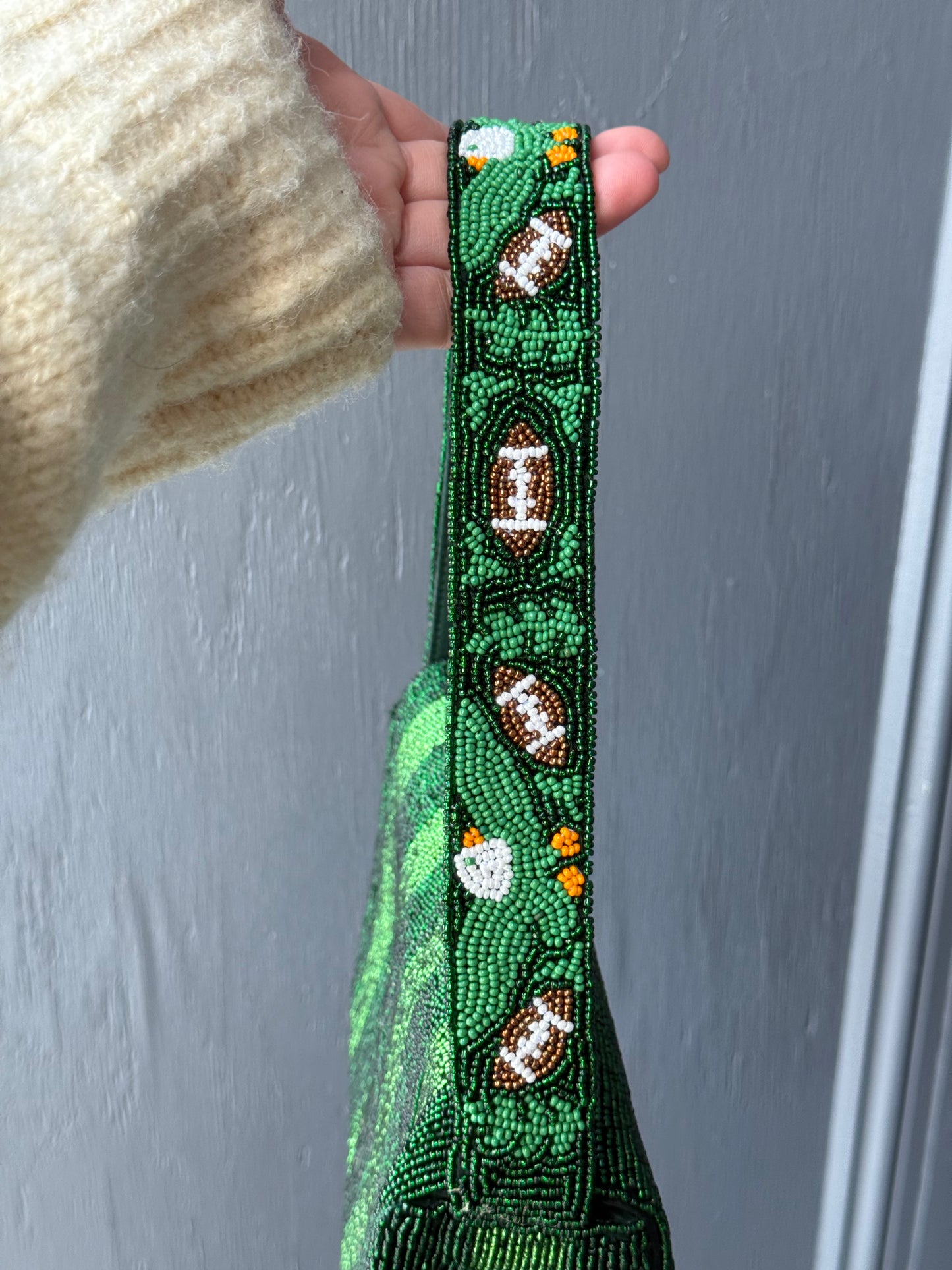 Birds Beaded Bag
