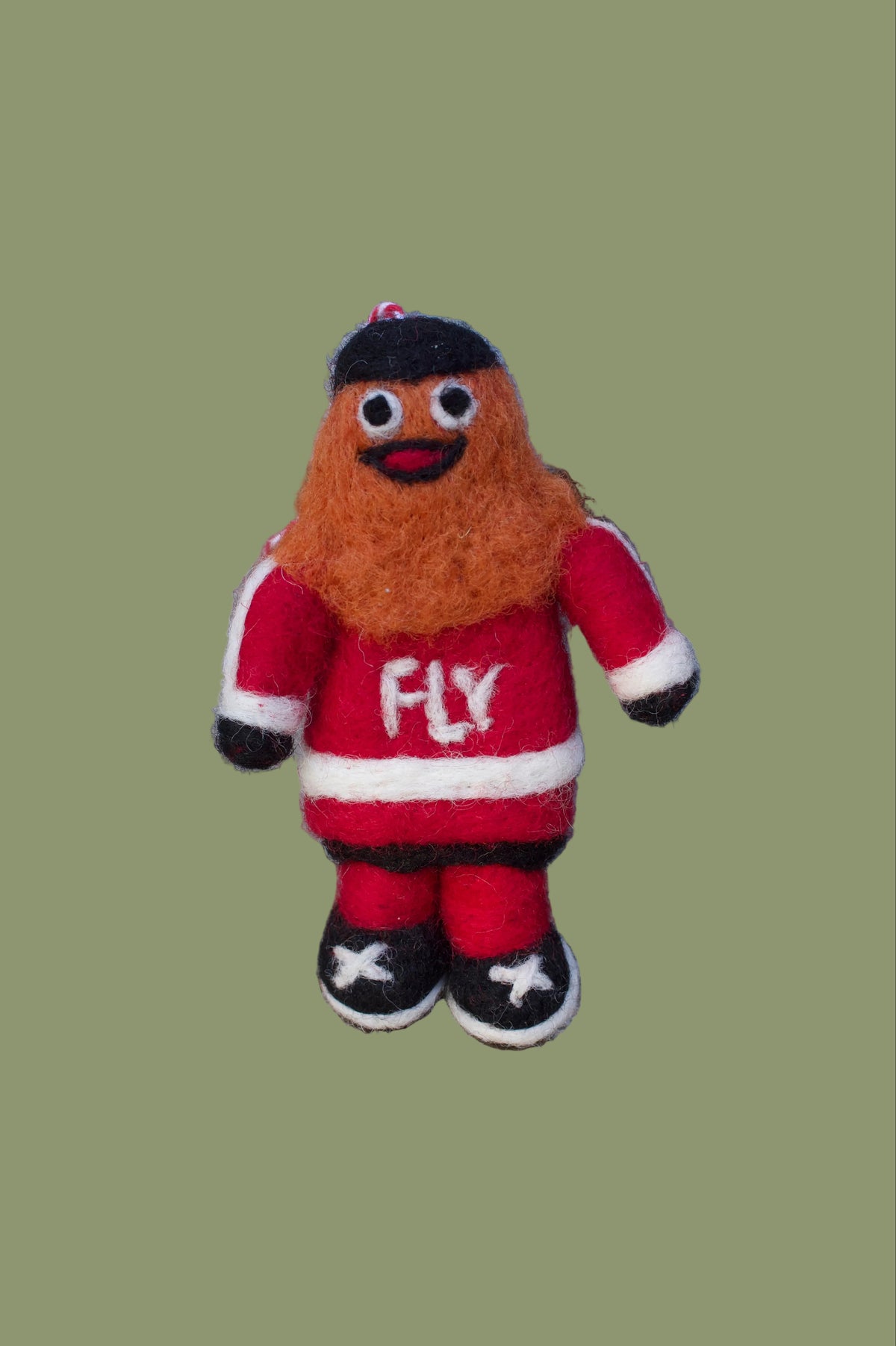 Philly Hockey Mascot Felt Ornament
