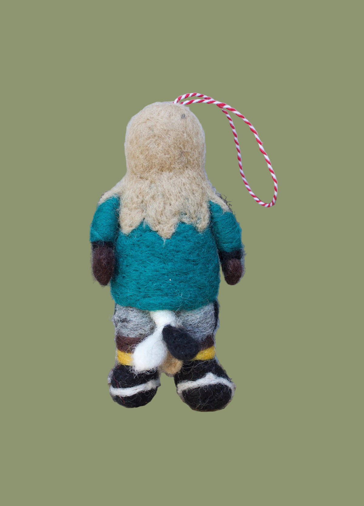 Philly Football Mascot Felt Ornament