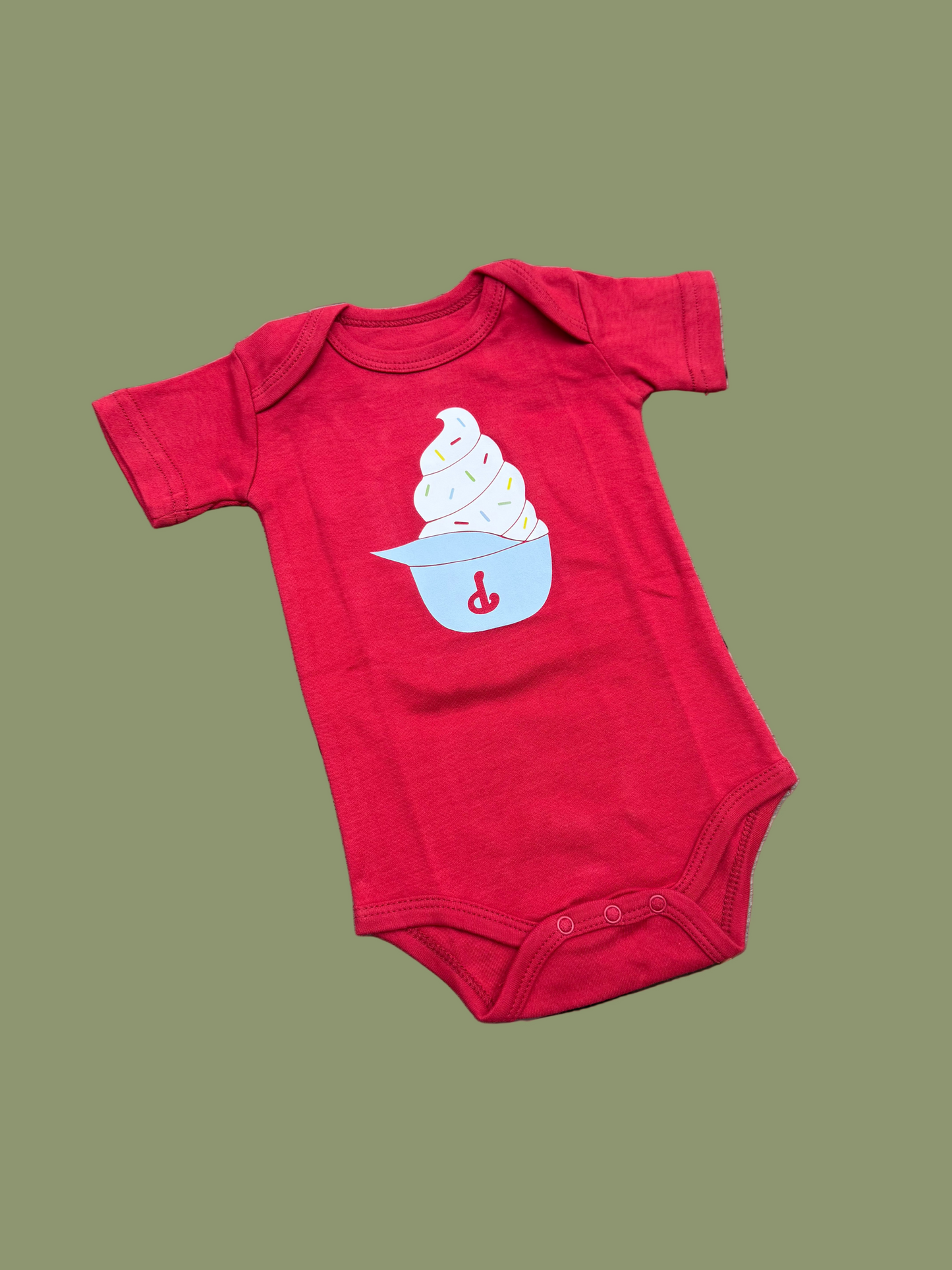 Philadelphia Phillies Ice Cream Hat Onesie