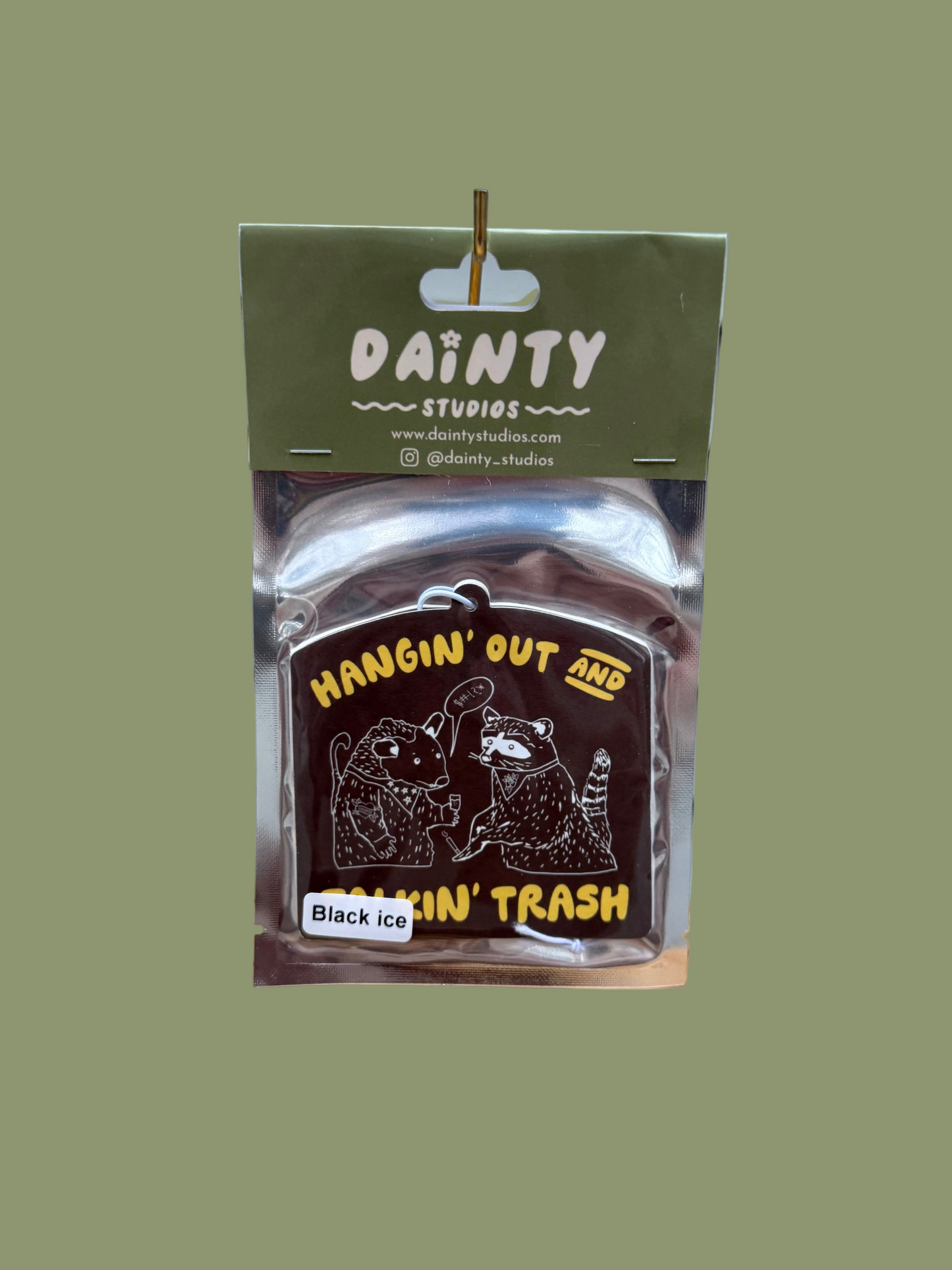 Hangin' Out And Talkin' Trash Car Air Freshener