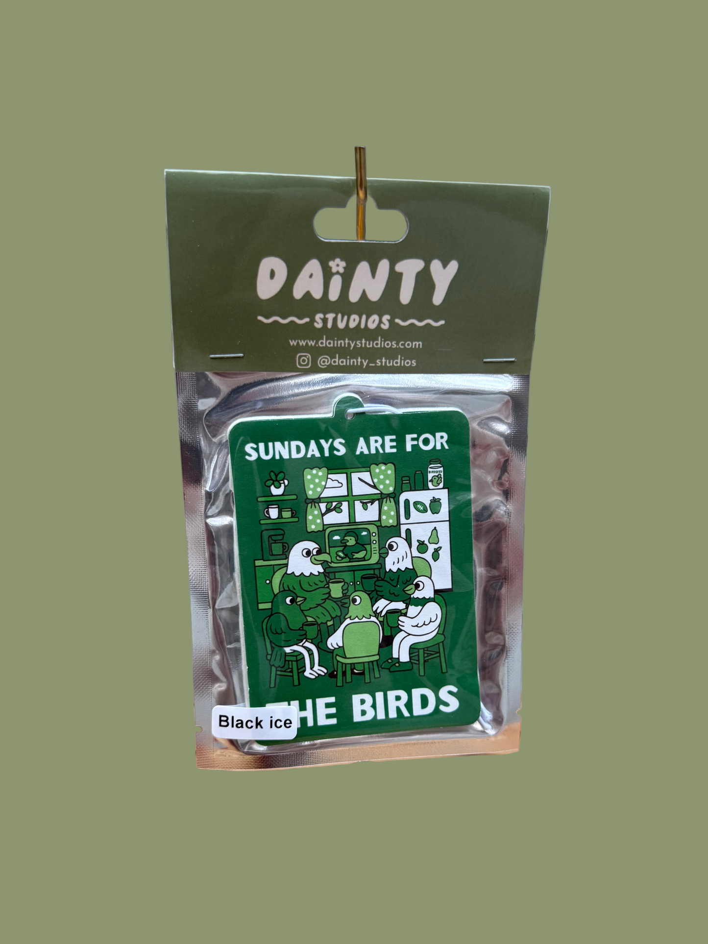 Sundays Are For The Birds Car Air Freshener