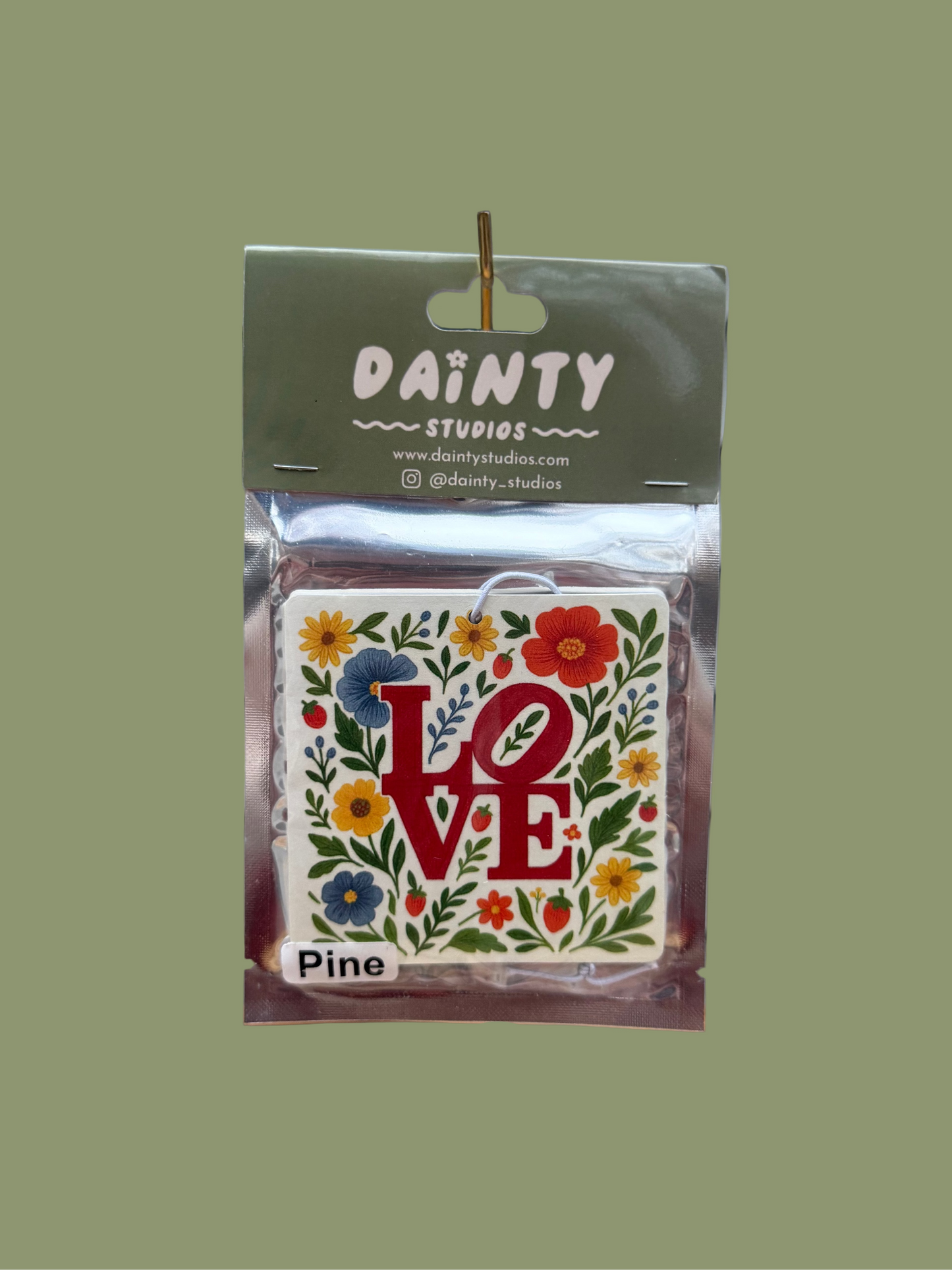 Philly LOVE Sculpture Car Air Freshener