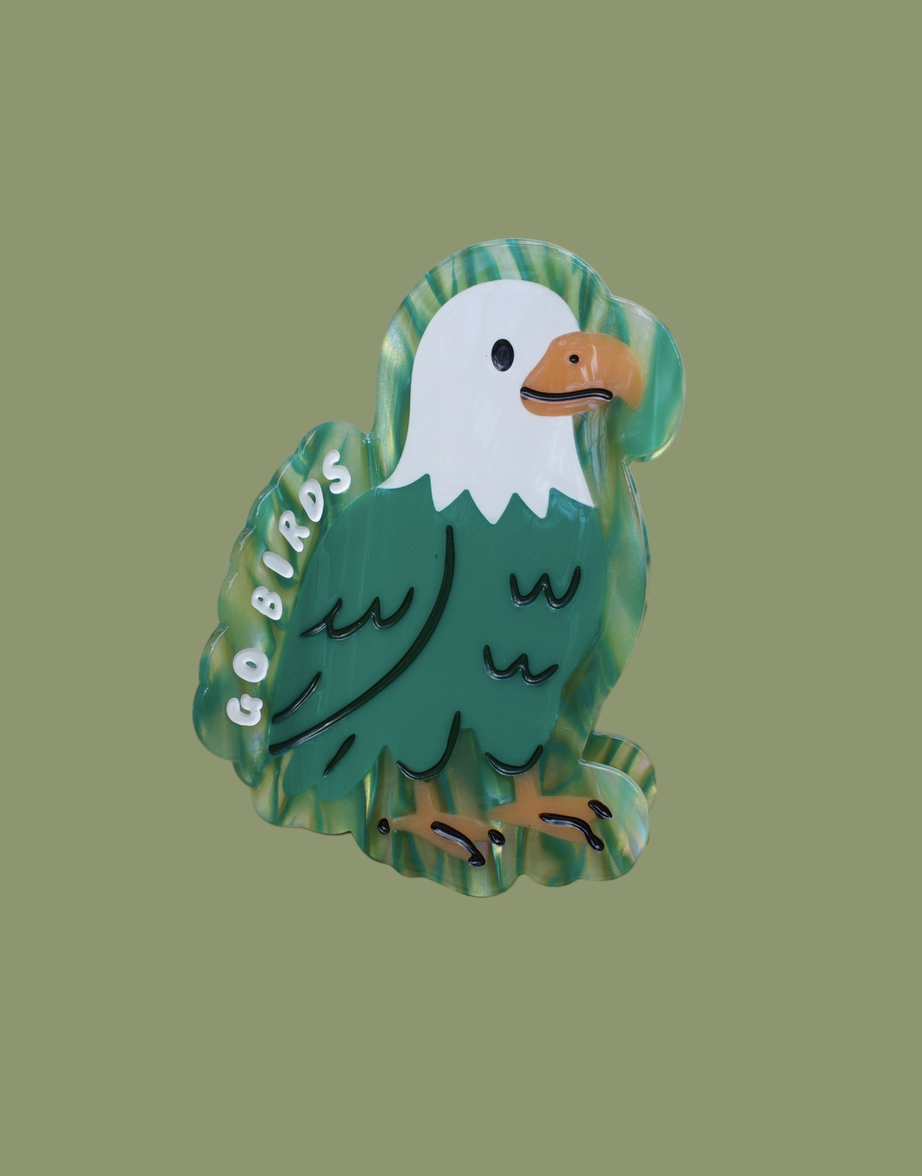 Go Birds Eagle Hair Claw Clip V2