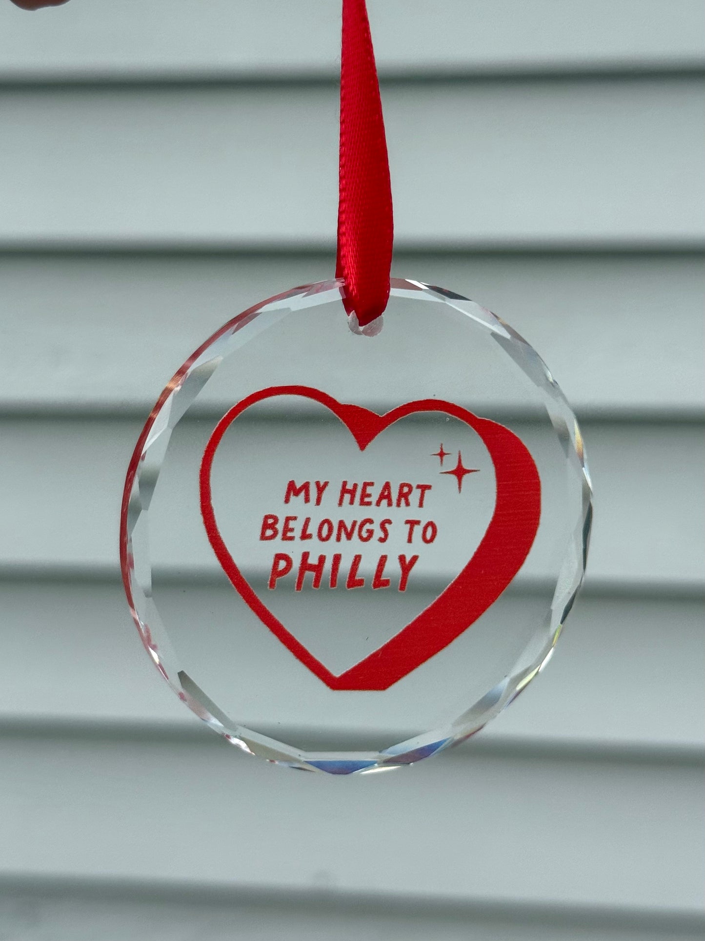 My Heart Belongs To Philly Ornament