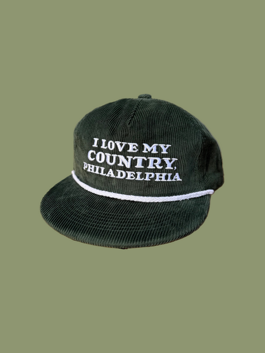 I Love My Country, Philadelphia Corduroy Hat