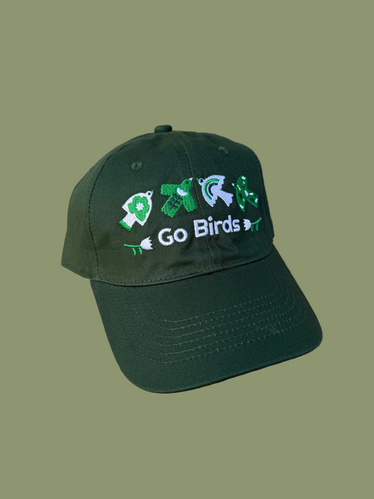 Go Birds Patterned Birds Hat