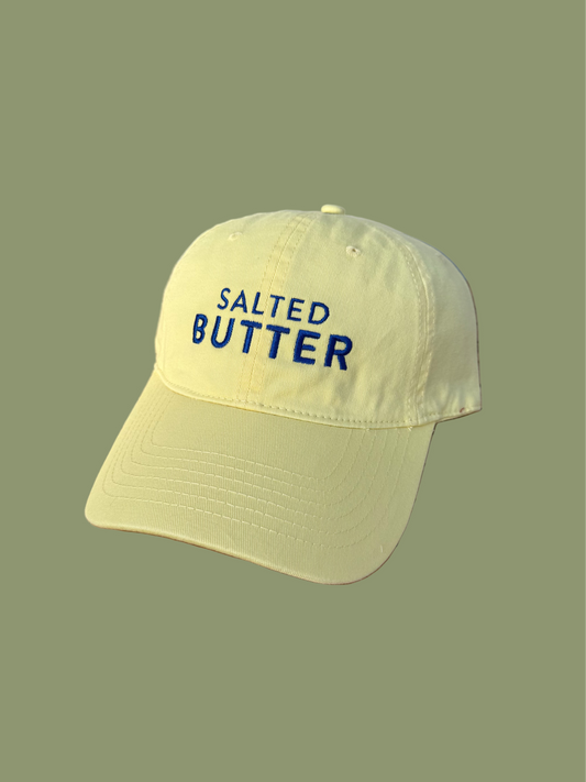 Salted Butter Embroidered Hat
