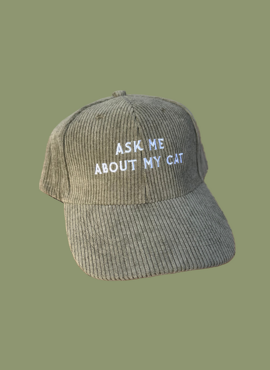 Ask Me About My Cat Hat