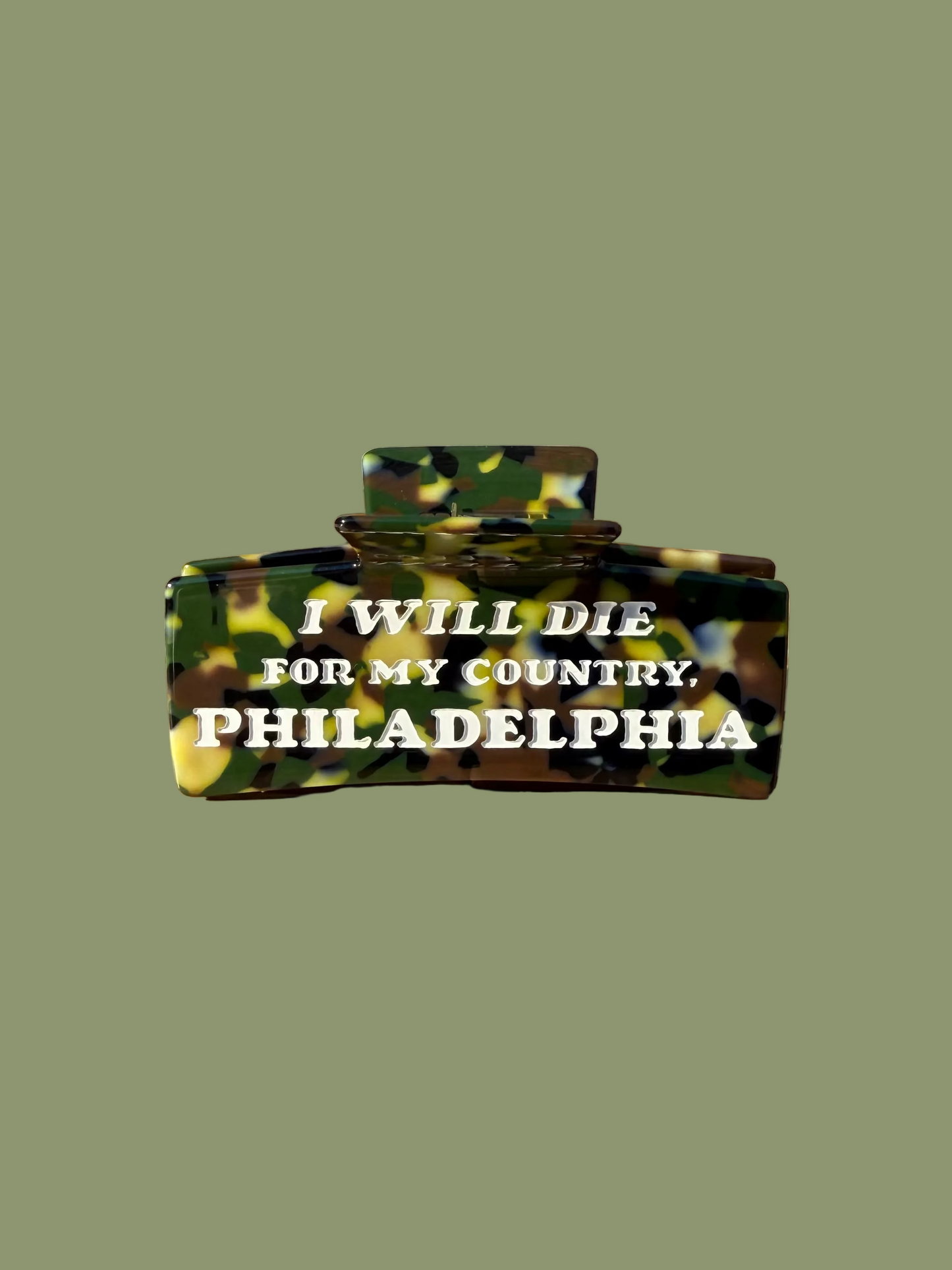 I Will Die For My Country, Philadelphia Hair Claw Clip