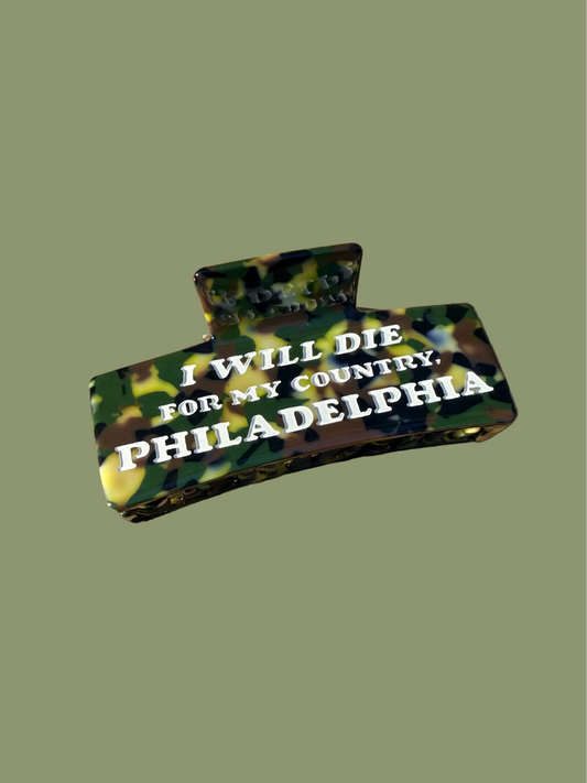 I Will Die For My Country, Philadelphia Hair Claw Clip