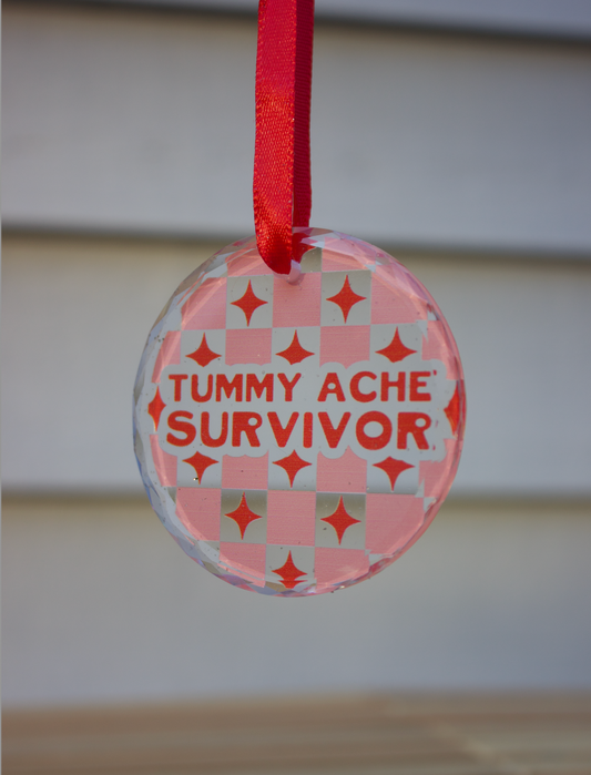 Tummy Ache Survivor Ornament