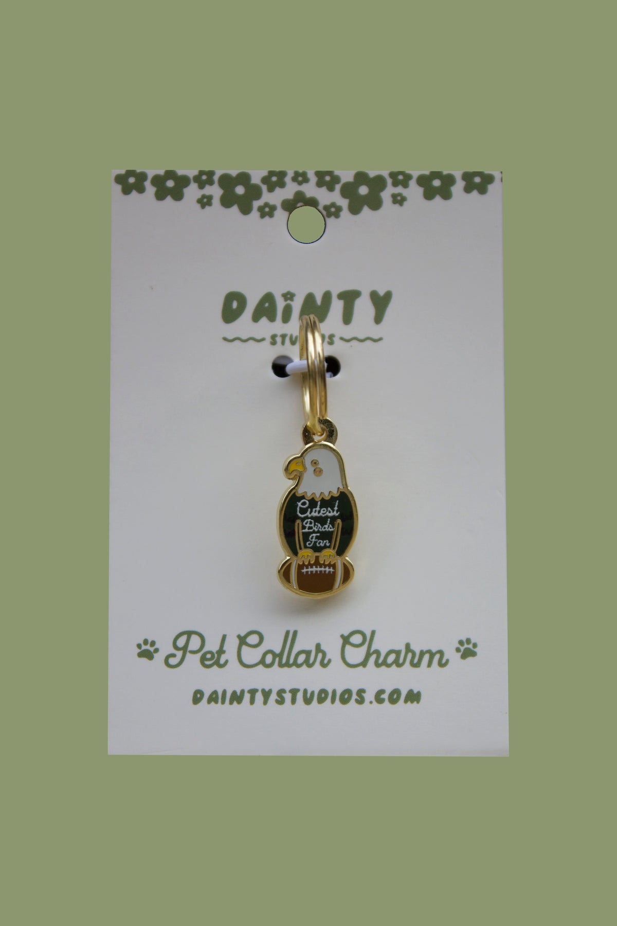 Cutest Birds Fan Eagle Pet Collar Charm
