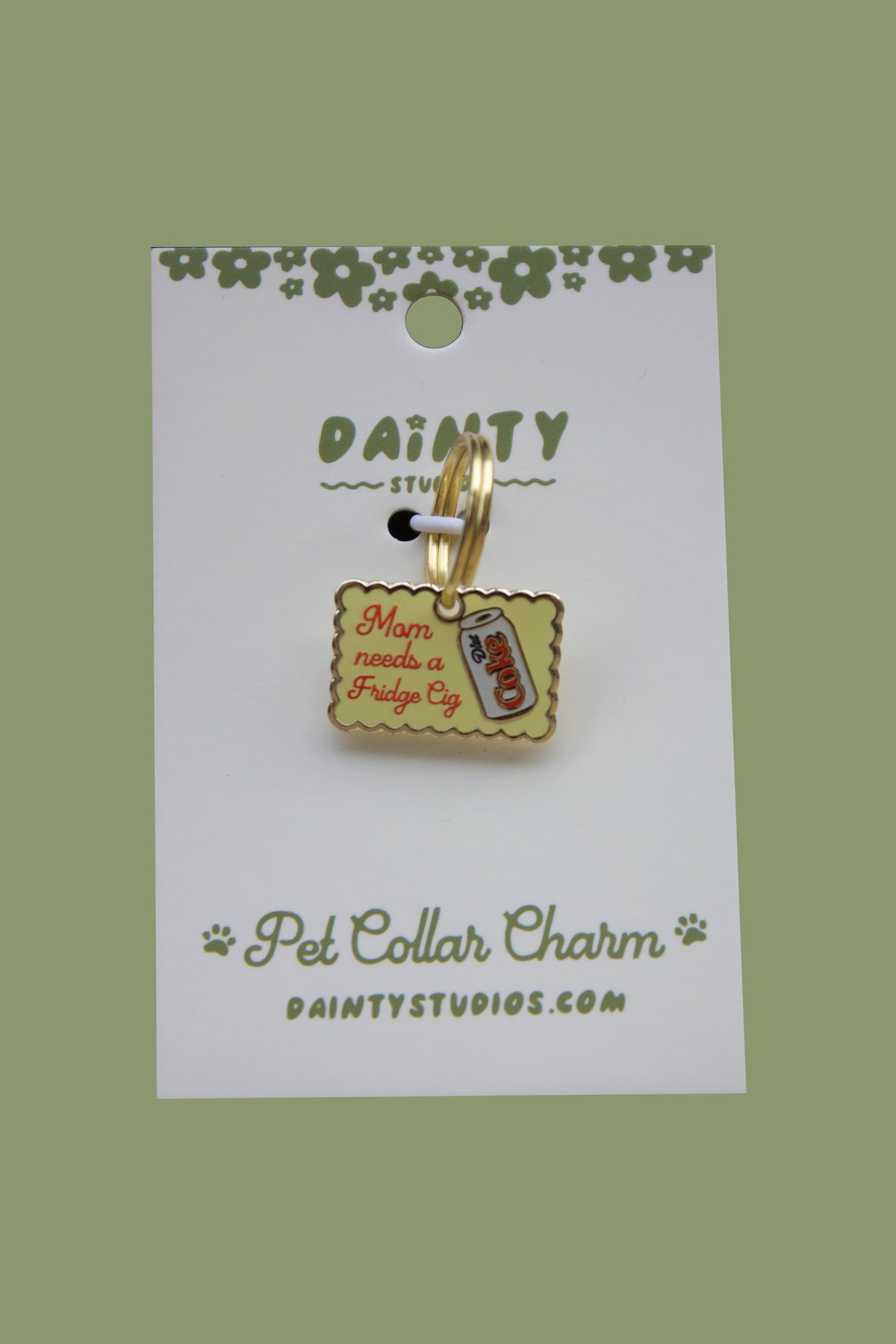 Fridge Cig Pet Collar Charm
