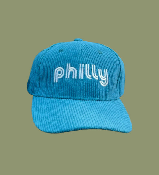 Embroidered Corduroy Philly Hat