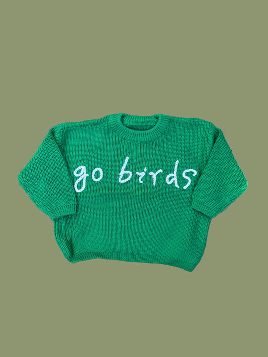 Go Birds Baby Sweater