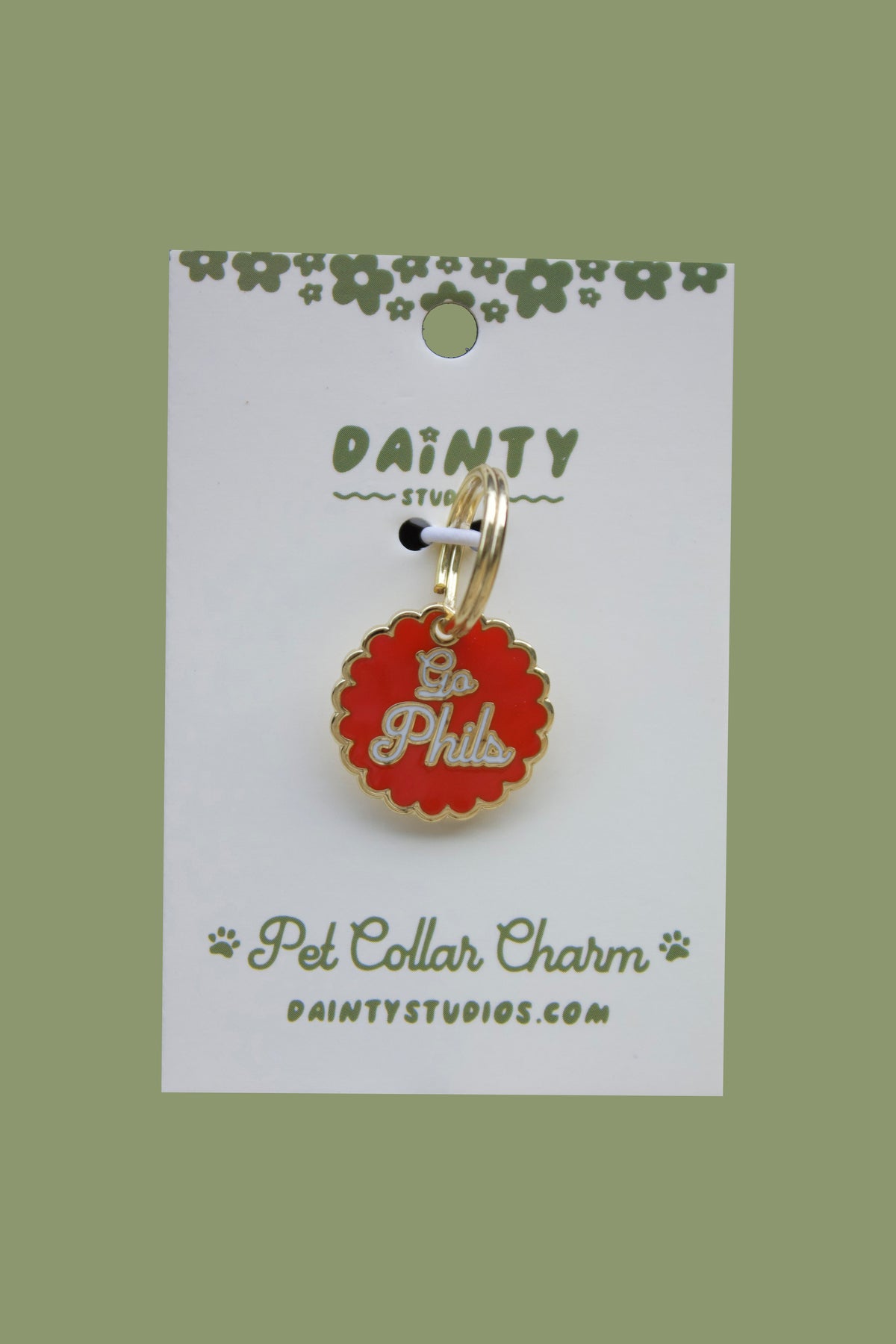 Go Phils Pet Collar Charm